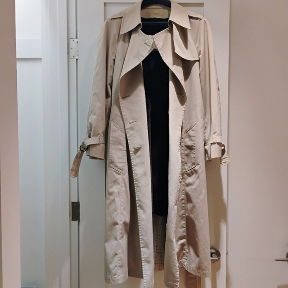 Vintage London Fog Women's Trench Coat With Removable Fleece Lining - Size 10R - Picture 2 of 13
